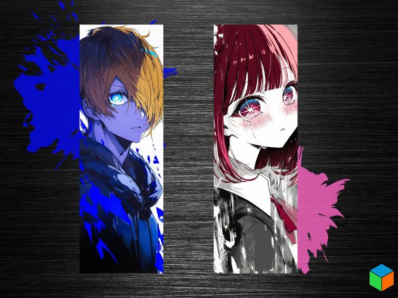 Oshi No Ko Bookmark Set- Arima Kana | Aqua Hoshino