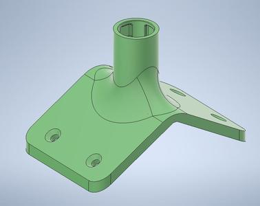 Starlink Dish Mount for 7 in 12 Roof Slope (30.3 Degrees)