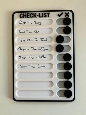Personalized checklist to manage your daily tasks