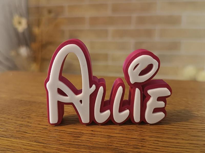 Allie Disney Name Sign Decorated Room child Birth