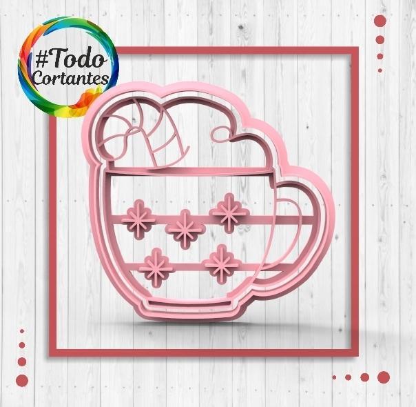 Christmas hot chocolate cutter