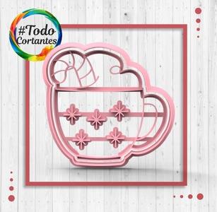 Christmas hot chocolate cutter