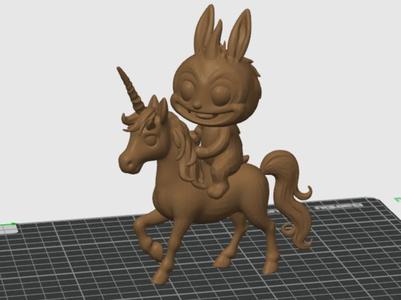 pumpkin on a unicorn