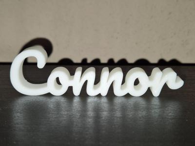 Connor Name Sign Display Decor
