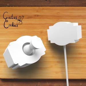 Plaque Frame cake pop mold 0682_4