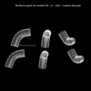 Bullhorn pack for model kit - rc - slot - custom diecast
