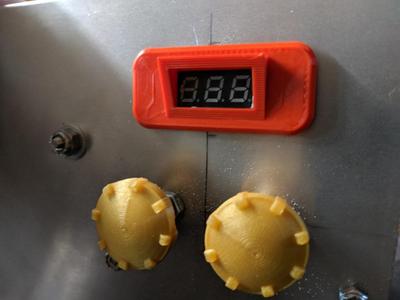 Miniature Volt Meter case with bezel for panel mounting