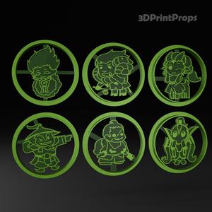 Dota cookie cutter set