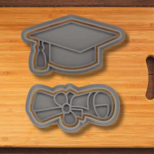 COOKIE CUTTER graduation set of 2