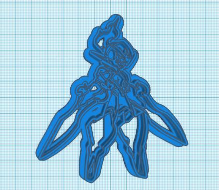 Pokemon: Ceruledge Cookie Cutter