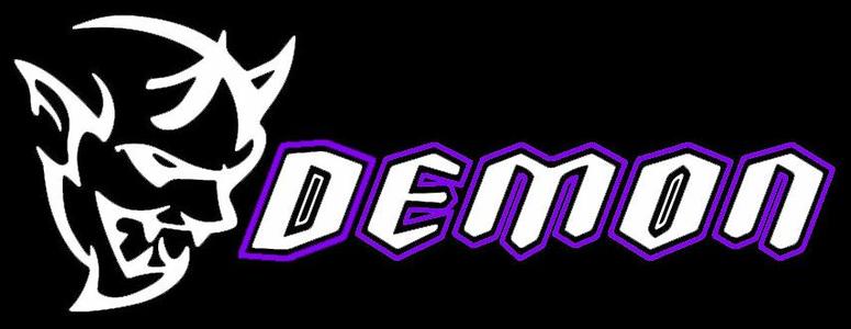 Dodge Demon sign badge