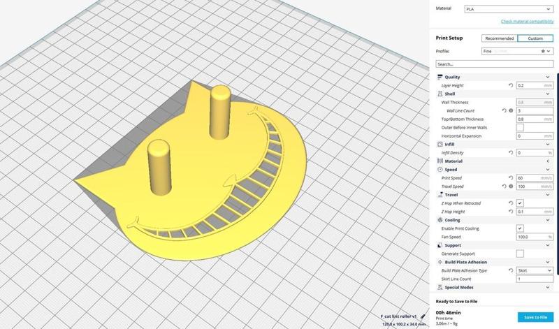 cheeshire cat lint roller hanger (for crazy cat ladies)