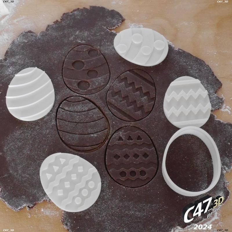 Easter Eggs Cookie Cutters