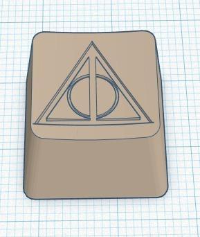 Deathly Hallows Keycap CherryMX Harry Potter