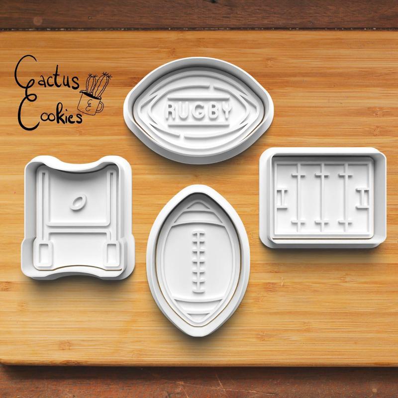 Rugby Cookie Cutter set 0827