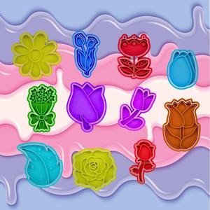 COOKIE CUTTER flowers/spring set of 11