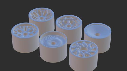 Pack rims 1/64 hotwheels