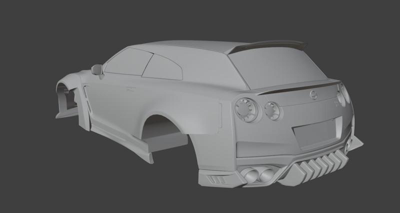 R35 SKYLINE WAGON RC WIDE BODY