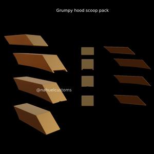 Grumpy hood scoop pack