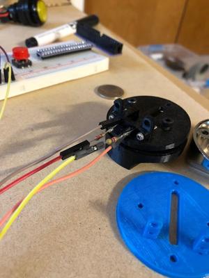 50mm Round Coin Slot and IR Sensor Mount