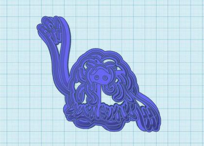 Pokemon: Tangrowth Cookie Cutter