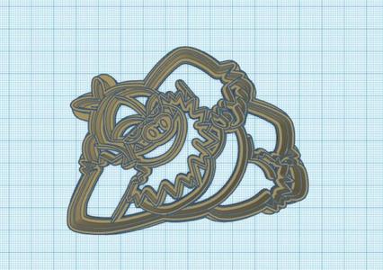 Pokemon: Slaking Cookie Cutter