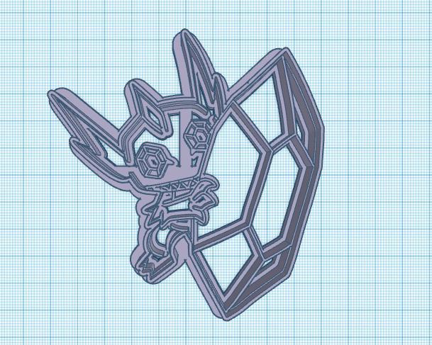 Pokemon: Mega Sableye Cookie Cutter