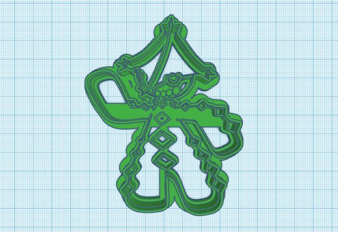 Pokemon: Cacturne Cookie Cutter