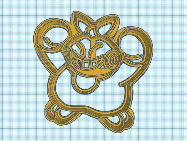 Pokemon: Makuhita Cookie Cutter