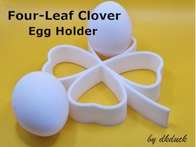 Four-Leaf Clover Egg Holder