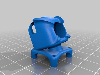 LST S2 (Shinehalo) 16x16 pepperfish-style camera mount/helmet - square and diagonal