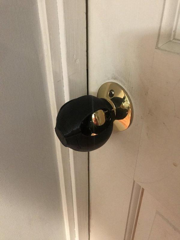 Child Safety Lock for Round Doorknobs