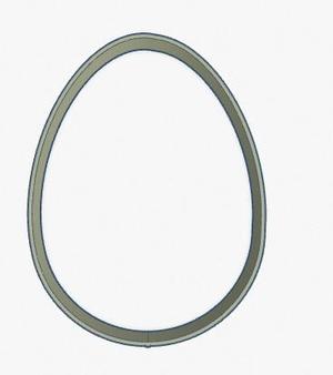 EASTER EGG COOKIE CUTTER