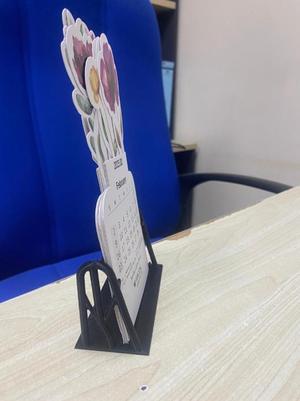 Calendar Stand  table decorations