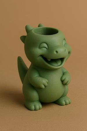 Open-Head Dino – Cute 3D Printable Cartoon Dinosaur