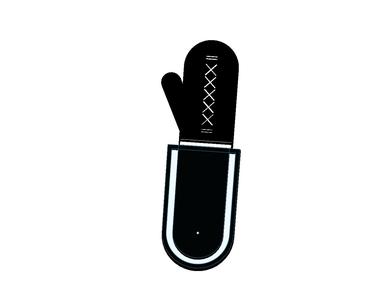Baking glove bookmark - practical accessory for baking lovers