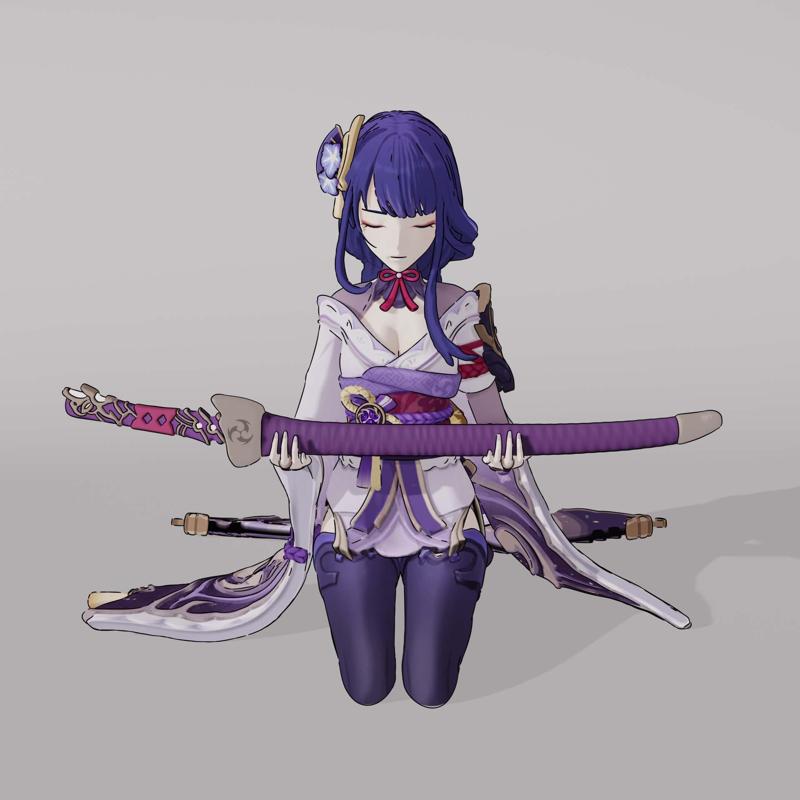 Raiden Shogun - Statue of Her Excellency, the Almighty Narukami Ogosho, God of Thunder