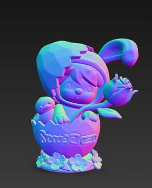 Easter Bunny Figure