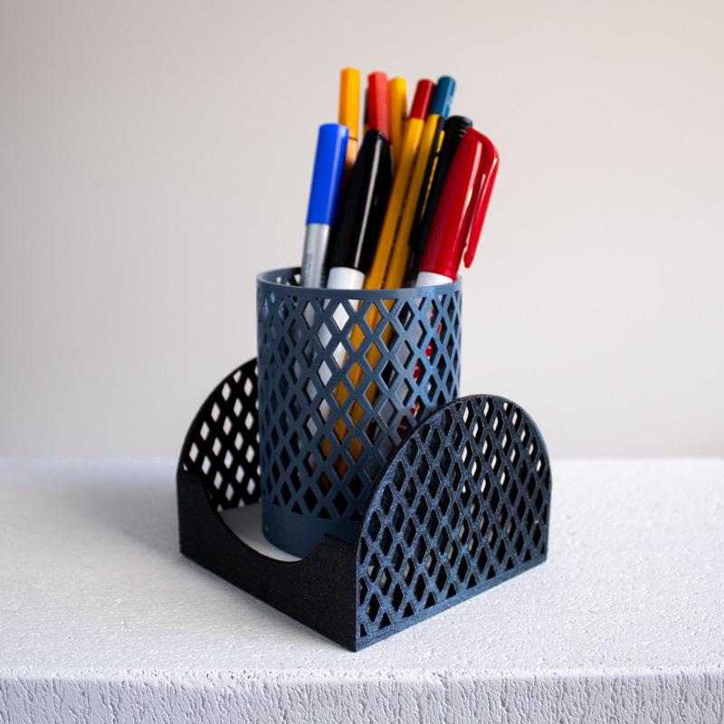 Diamond Pencil Holder + Memo box - set, Slimprint
