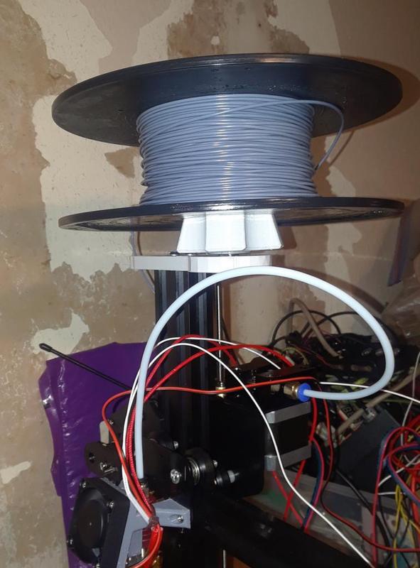 Tronxy X1 Horzontal Spool Z Axis Filament Holder HD Bearing Remix