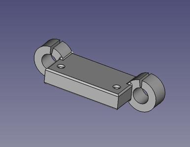 Multirotor Drone mount for Benewake TFMini Lidar