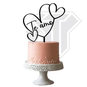 I love you - Cake topper