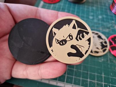 Mankey Pokemon coin