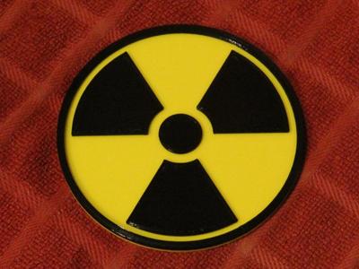 Radiation Symbol Coaster