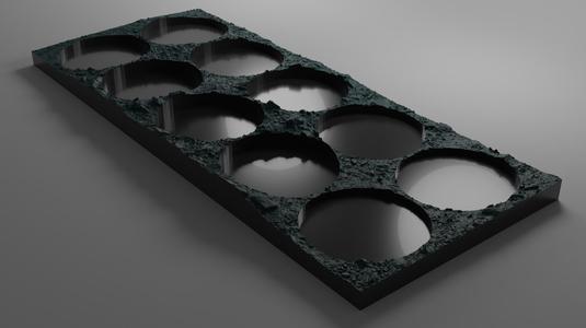 32mm movement tray tabletop stoney forest design