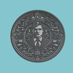 The Departed Movie Medallion  The Departed 3d  Model Stl Obj