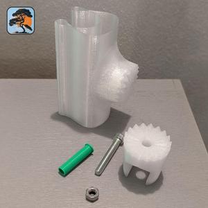 Adjustable shower head holder (compliant design)