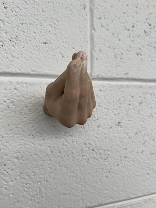 Italian "Che vuoi?" hand gesture wall hanger