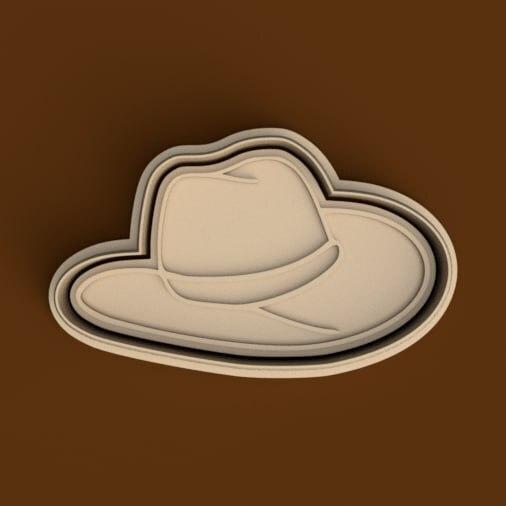 cutter + hat stamp / Cowboy Hat cutter + stamp
