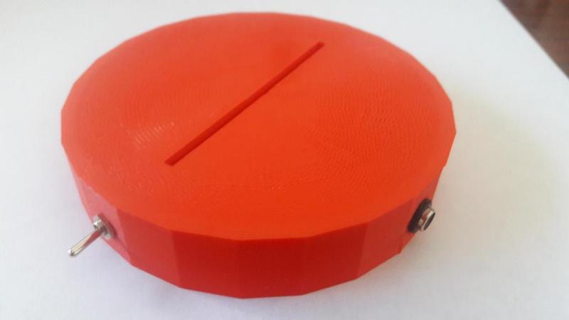 Soporte con luz LED para Figura en Acrilico